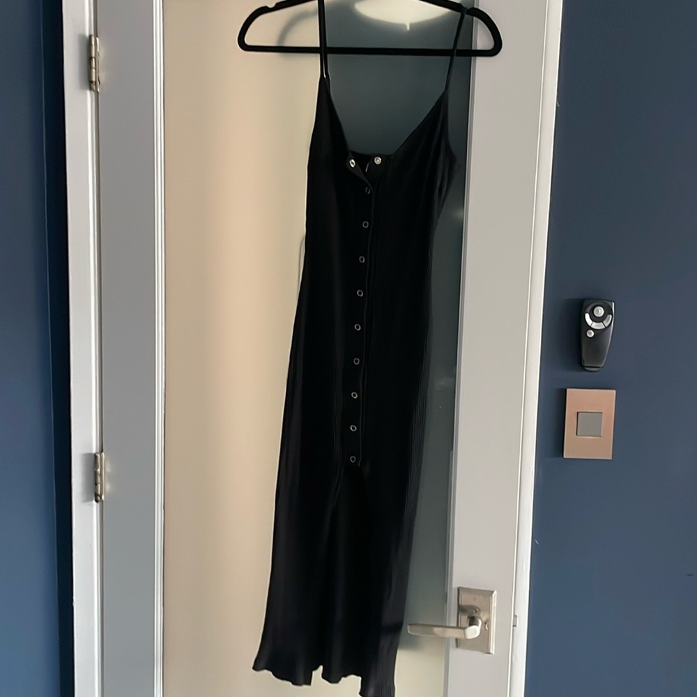 Princess Polly black ribbed dress